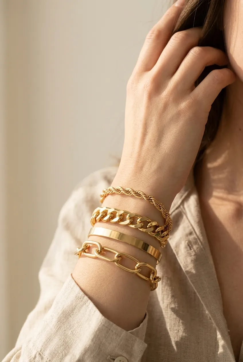 Bracelets on AI model